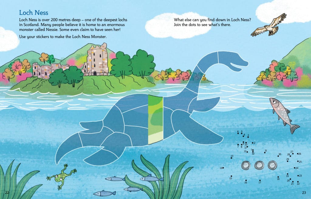 Susana Gurrea A Super Scotland Sticker Book
