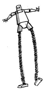Extendable legs robot