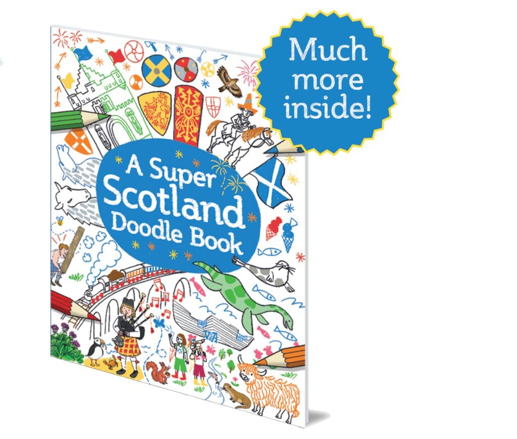 A Super Scotland Doodle Book