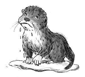 Illustration from The Baby Otter Rescue